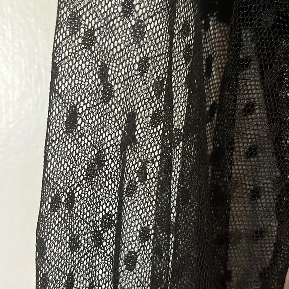 A. B. S. Collection Navy and Black Mini Dress with Velvet and Lace Details - Picture 13 of 13